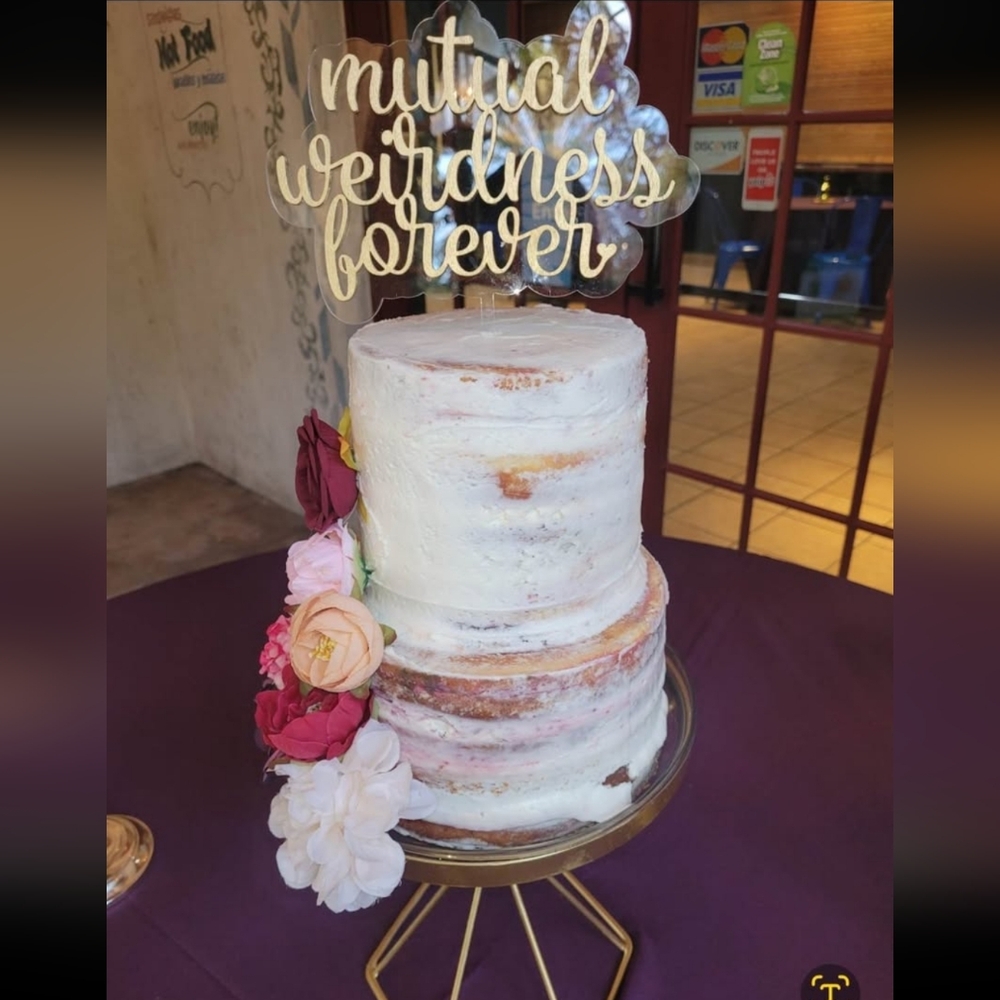 Mutual Weirdness Cake Topper